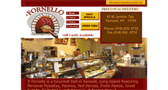 Desktop Screenshot of ilfornellodeli.com